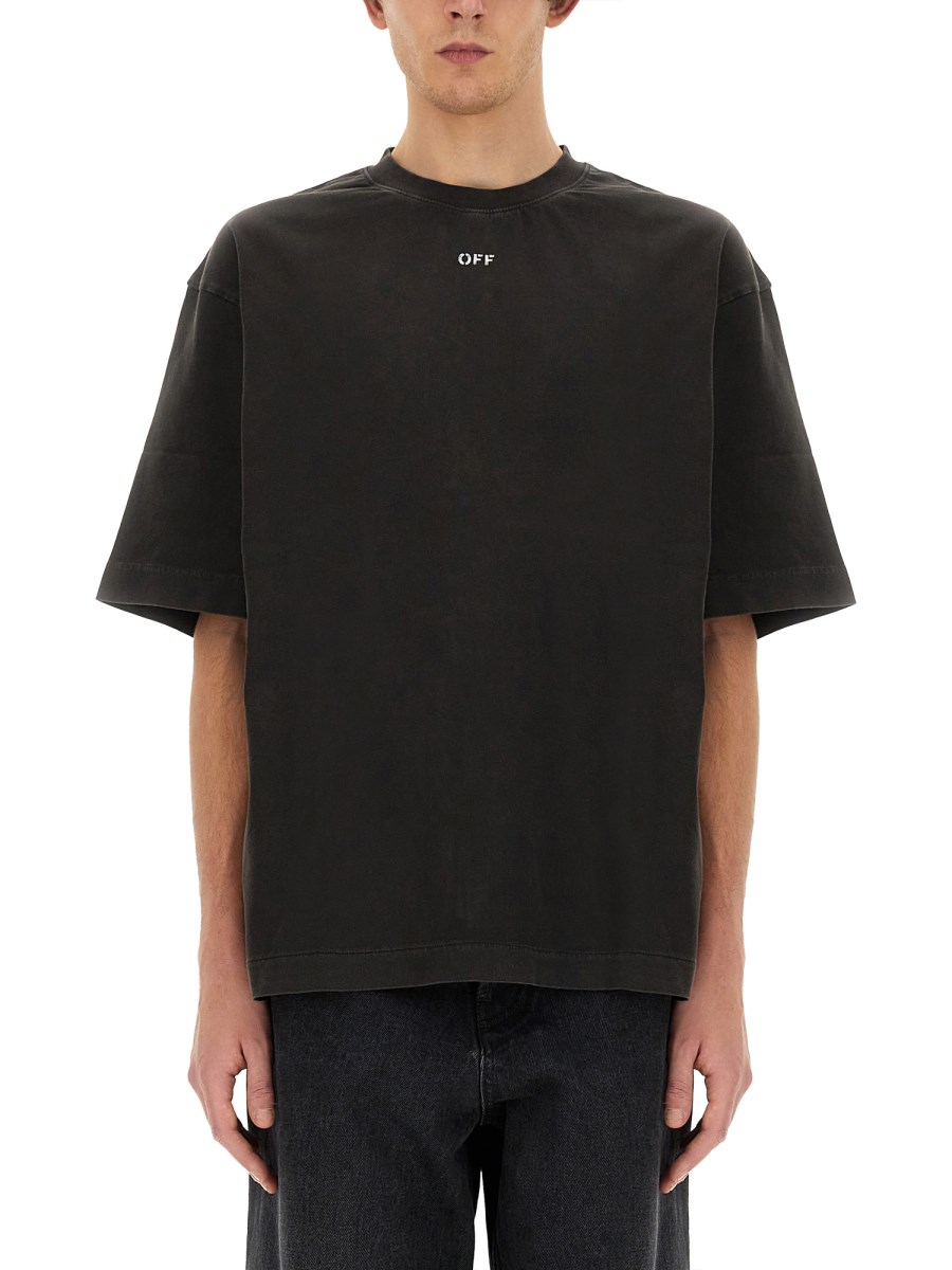 OFF-WHITE T-SHIRT CON LOGO