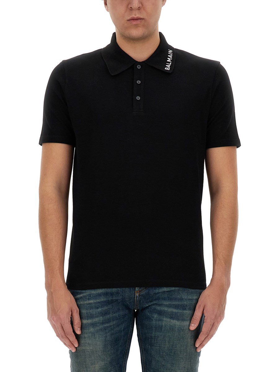 BALMAIN POLO CON LOGO