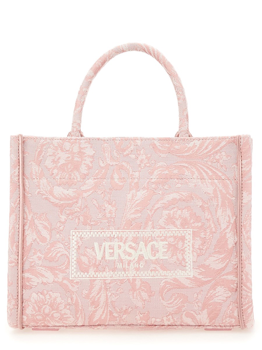 VERSACE BORSA SHOPPER ATHENA SMALL JACQUARD BAROCCO