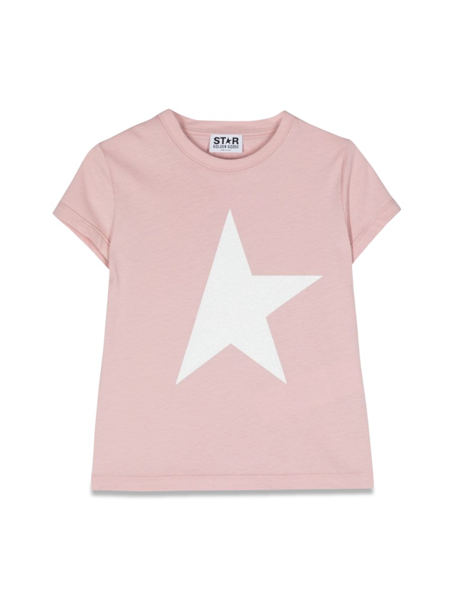 star/ girl's t-shirt s/s logo/ big star printed/ logo