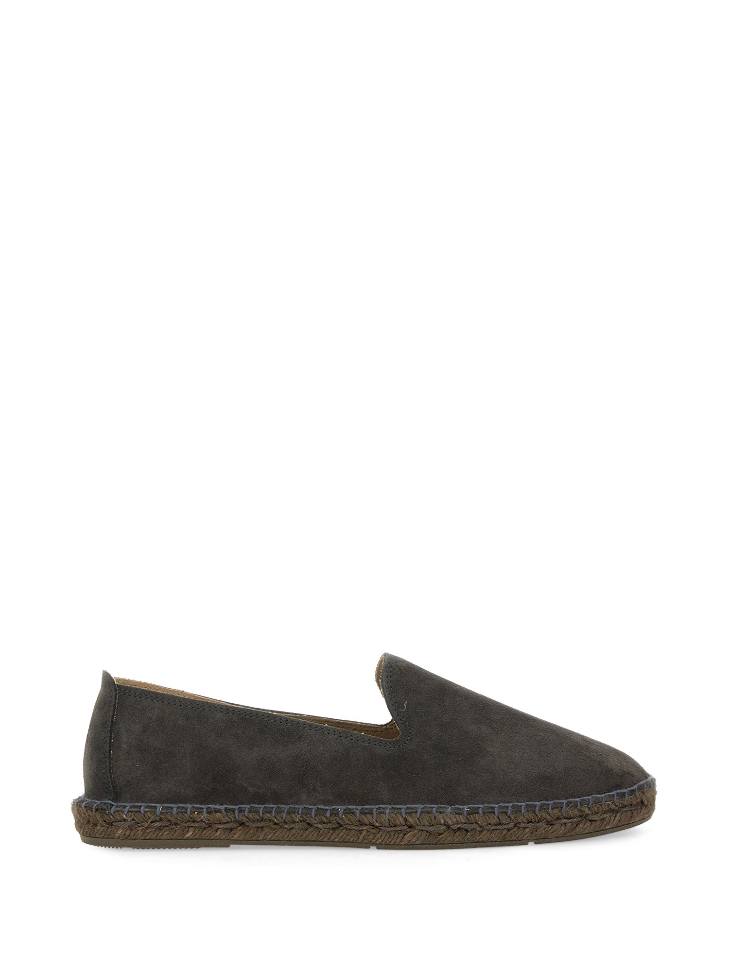 Shop Manebi Espadrille In Suede In Grey