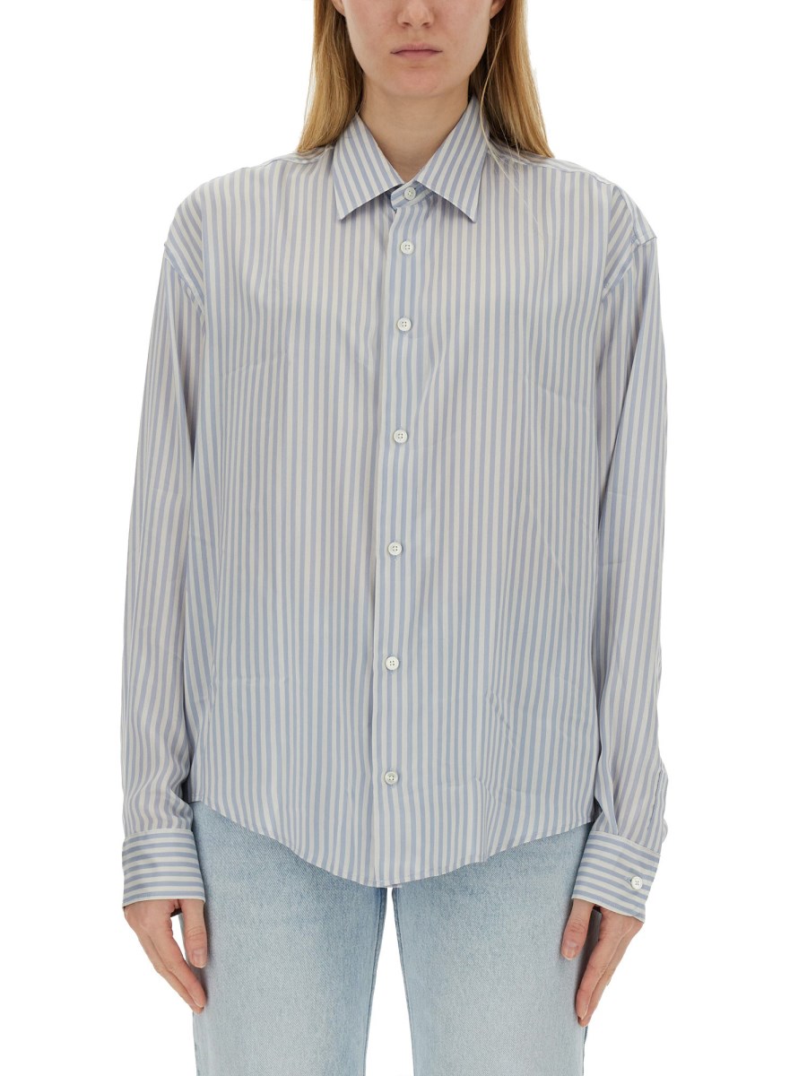 AMI PARIS CAMICIA BOXY FIT IN COTONE