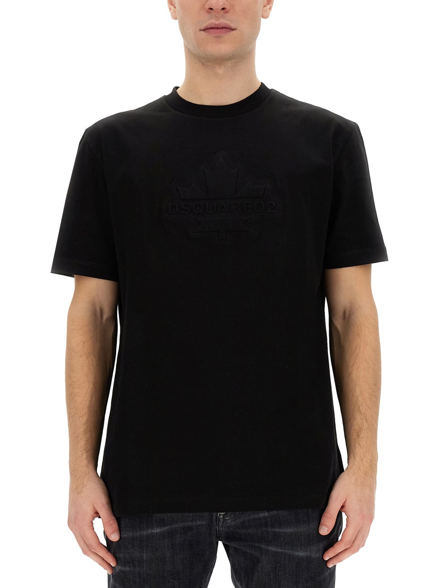 DSQUARED T-SHIRT IN COTONE CON LOGO