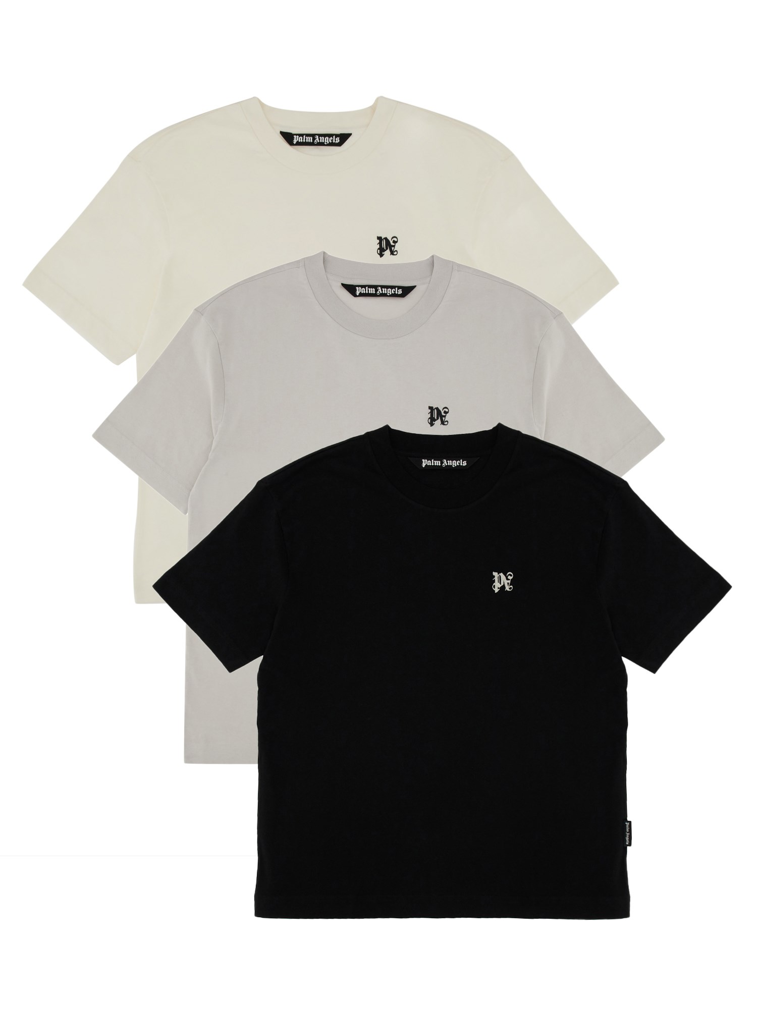 palm angels pack of three t-shirts