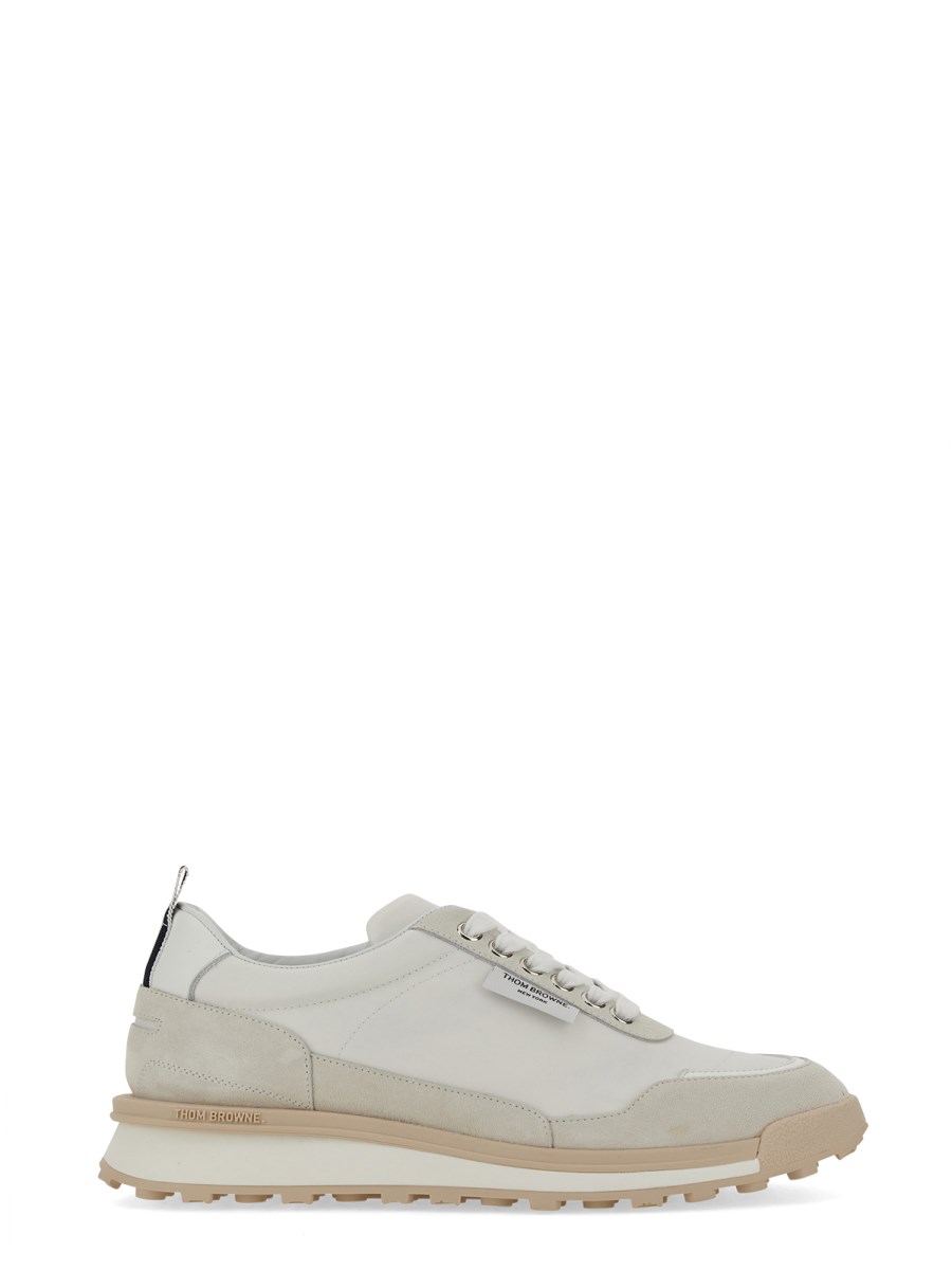 THOM BROWNE SNEAKER IN PELLE