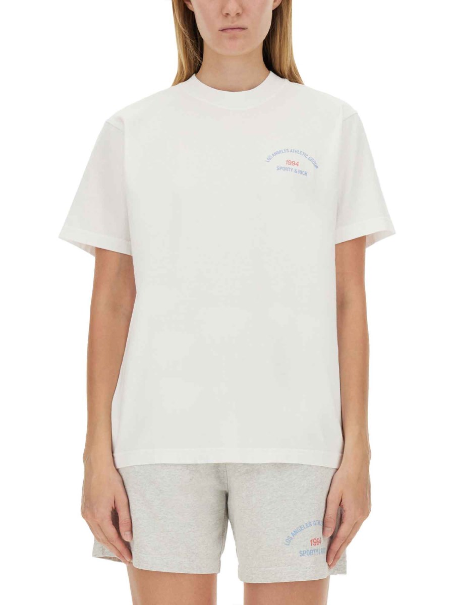 SPORTY&RICH T-SHIRT CON LOGO