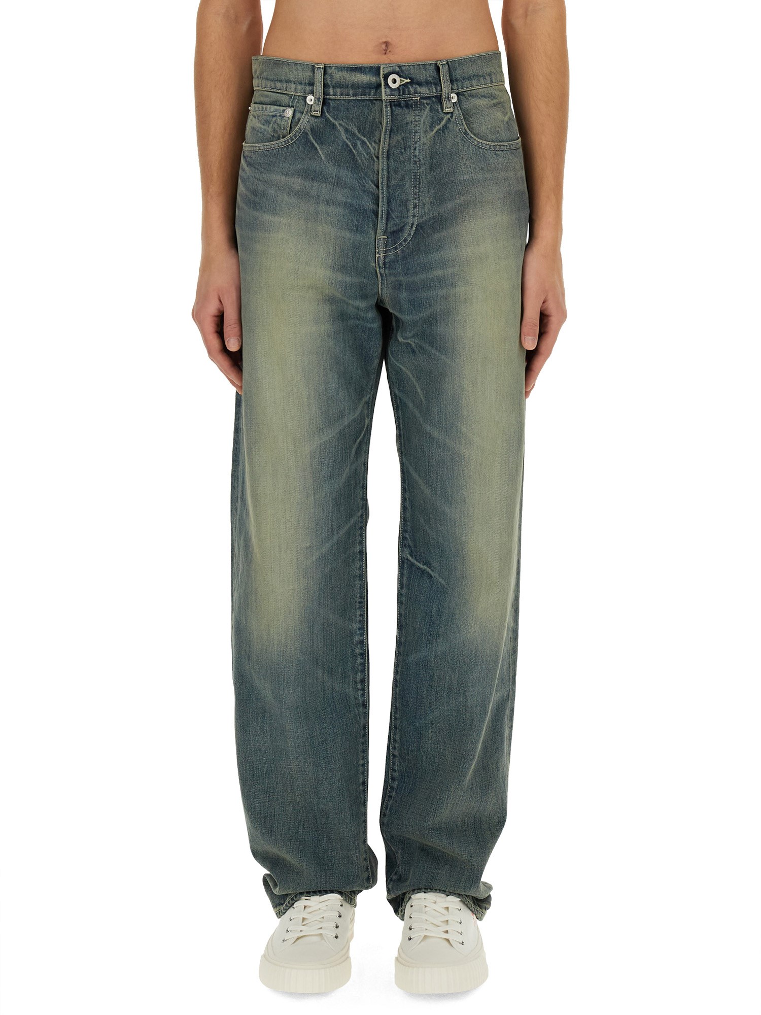 kenzo asagao straight jeans 'kenzo creations'