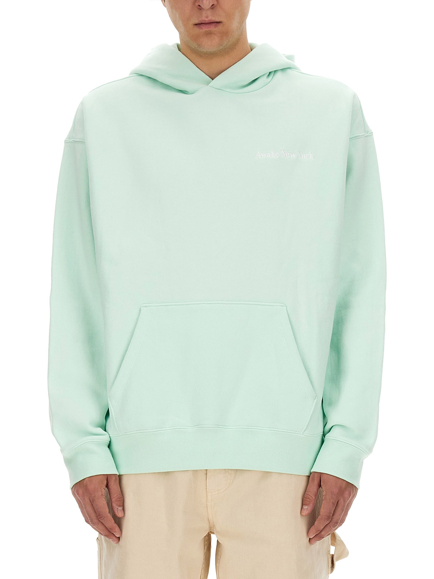 Shop Awake Ny "serif" Sweatshirt In Green