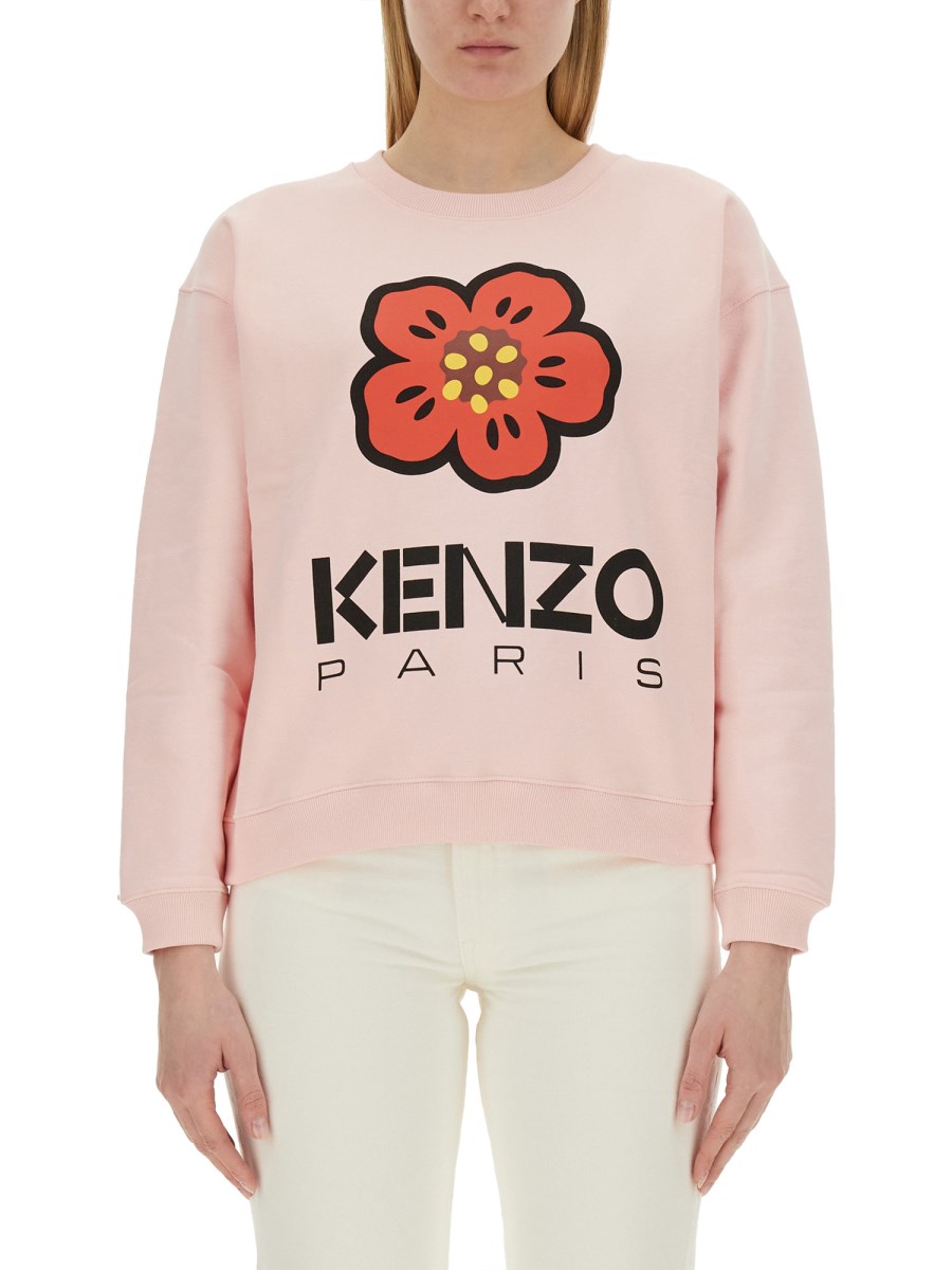 KENZO FELPA 'BOKE FLOWER' IN COTONE