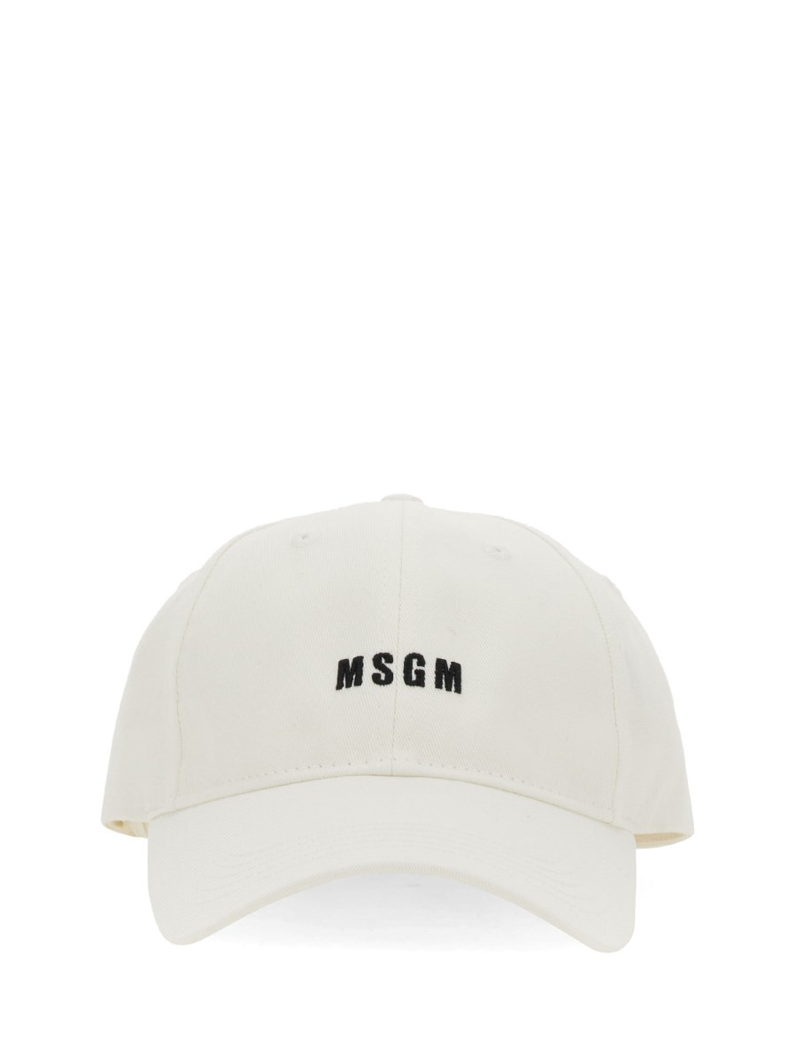 MSGM CAPPELLO DA BASEBALL IN COTONE CON LOGO