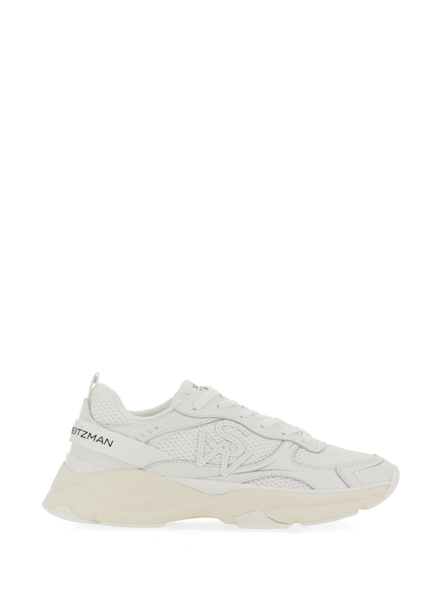 stuart weitzman sneaker with logo