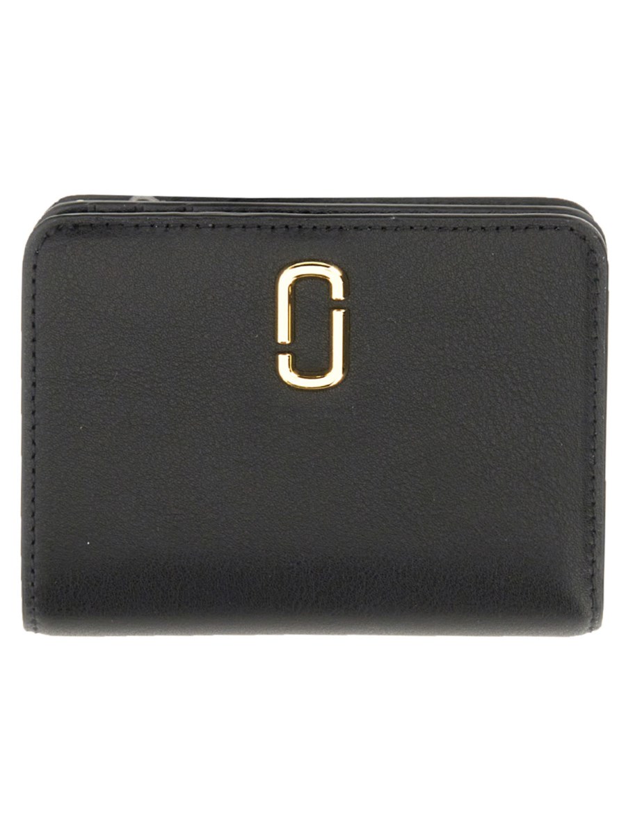 MARC JACOBS PORTAFOGLIO COMPACT THE J MARC MINI IN PELLE