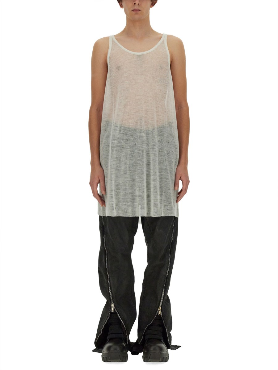 RICK OWENS TANK TOP IN MAGLIA