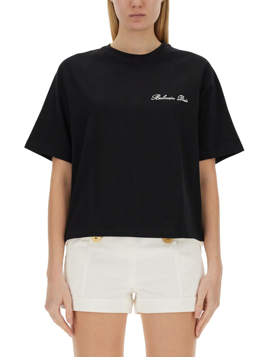 BALMAIN T-SHIRT CON LOGO