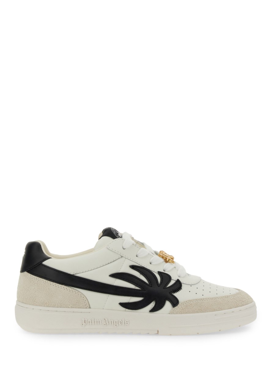 PALM ANGELS SNEAKER "PALM BEACH" IN PELLE