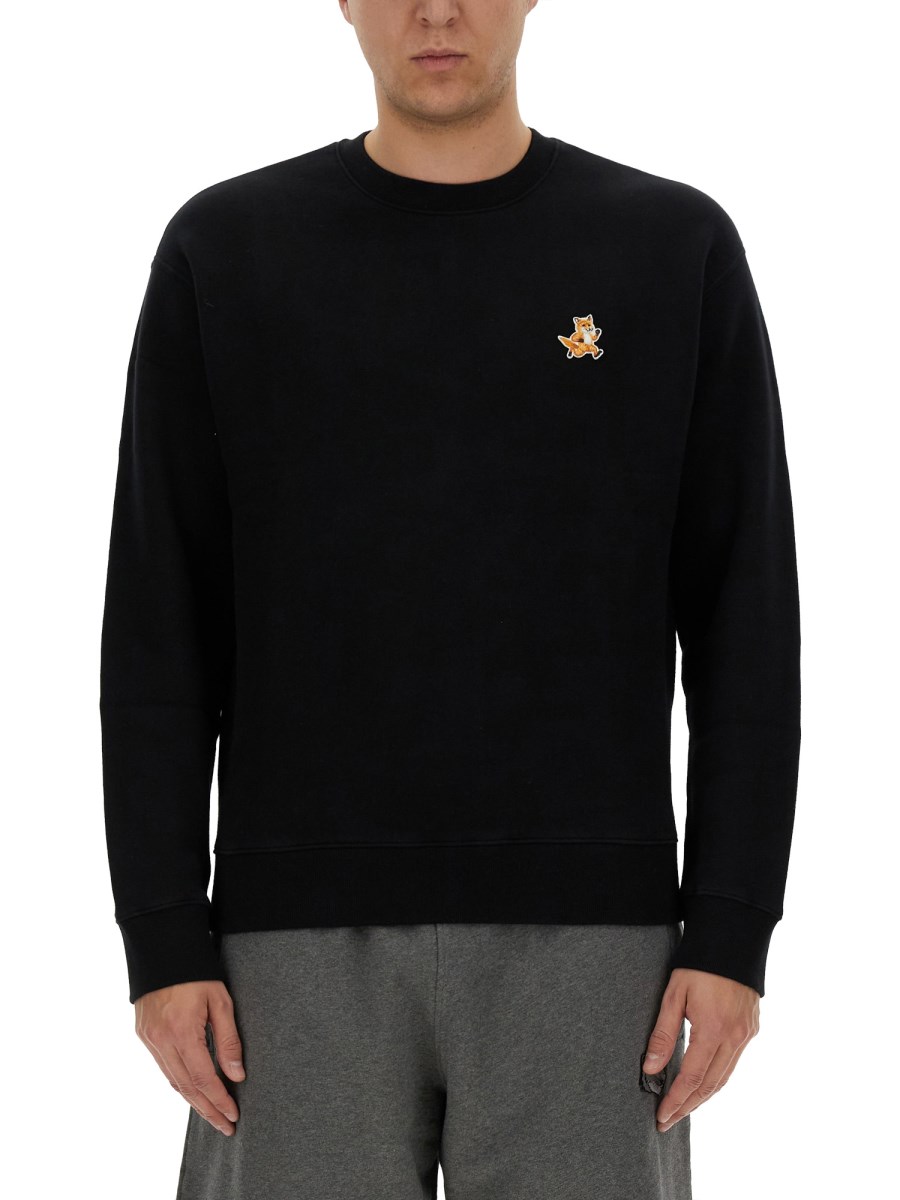 MAISON KITSUNE COTTON SPEEDY FOX SWEATSHIRT Eleonora Bonucci