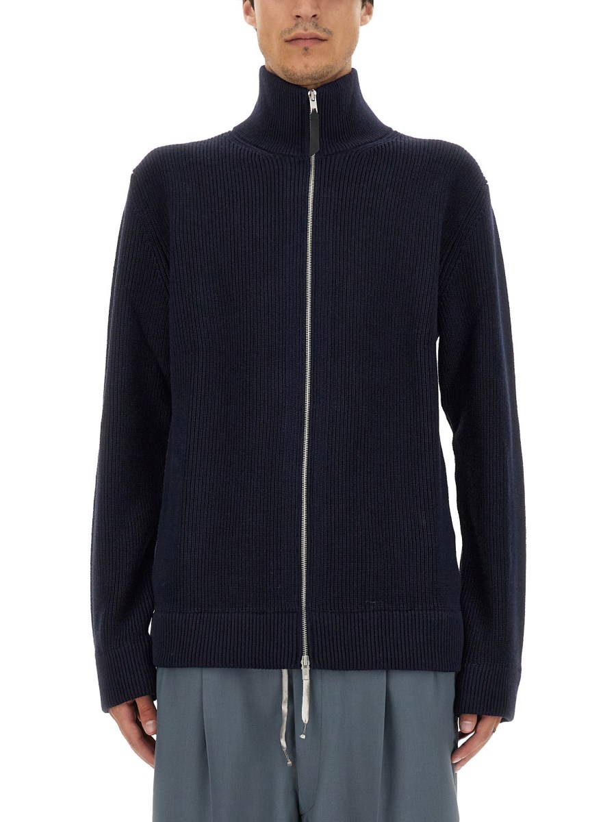 MAISON MARGIELA CARDIGAN IN MAGLIA CON ZIP