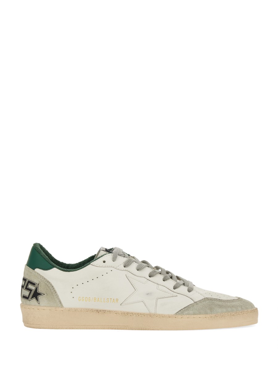 GOLDEN GOOSE SNEAKER "BALL STAR" IN NAPPA CON PUNTA IN SUEDE