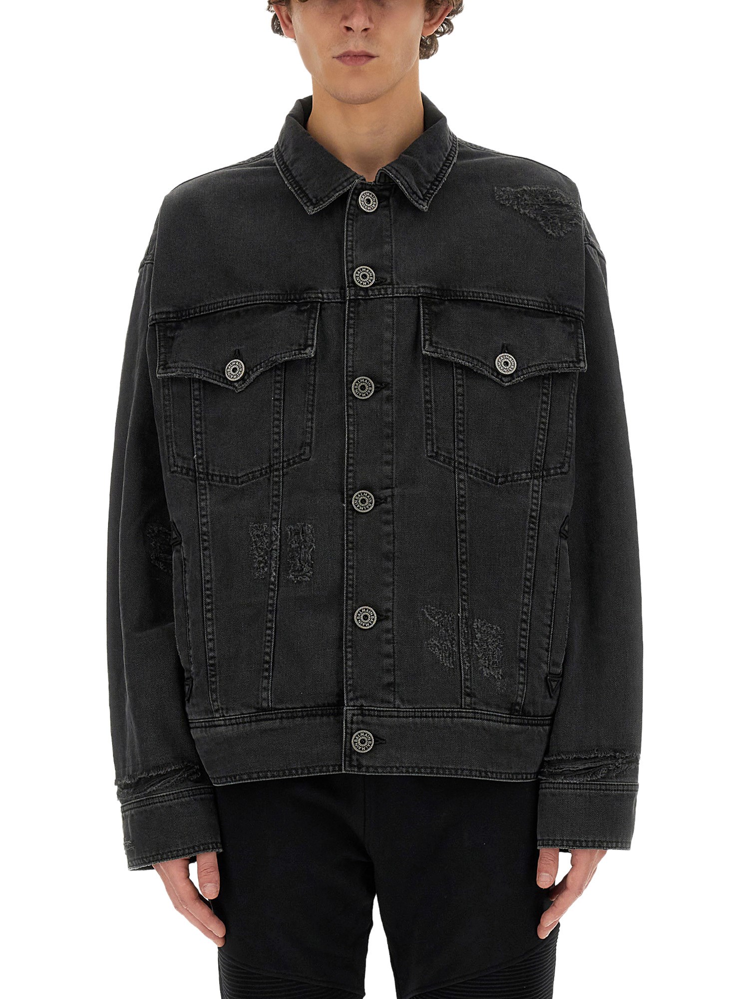 balmain denim jacket