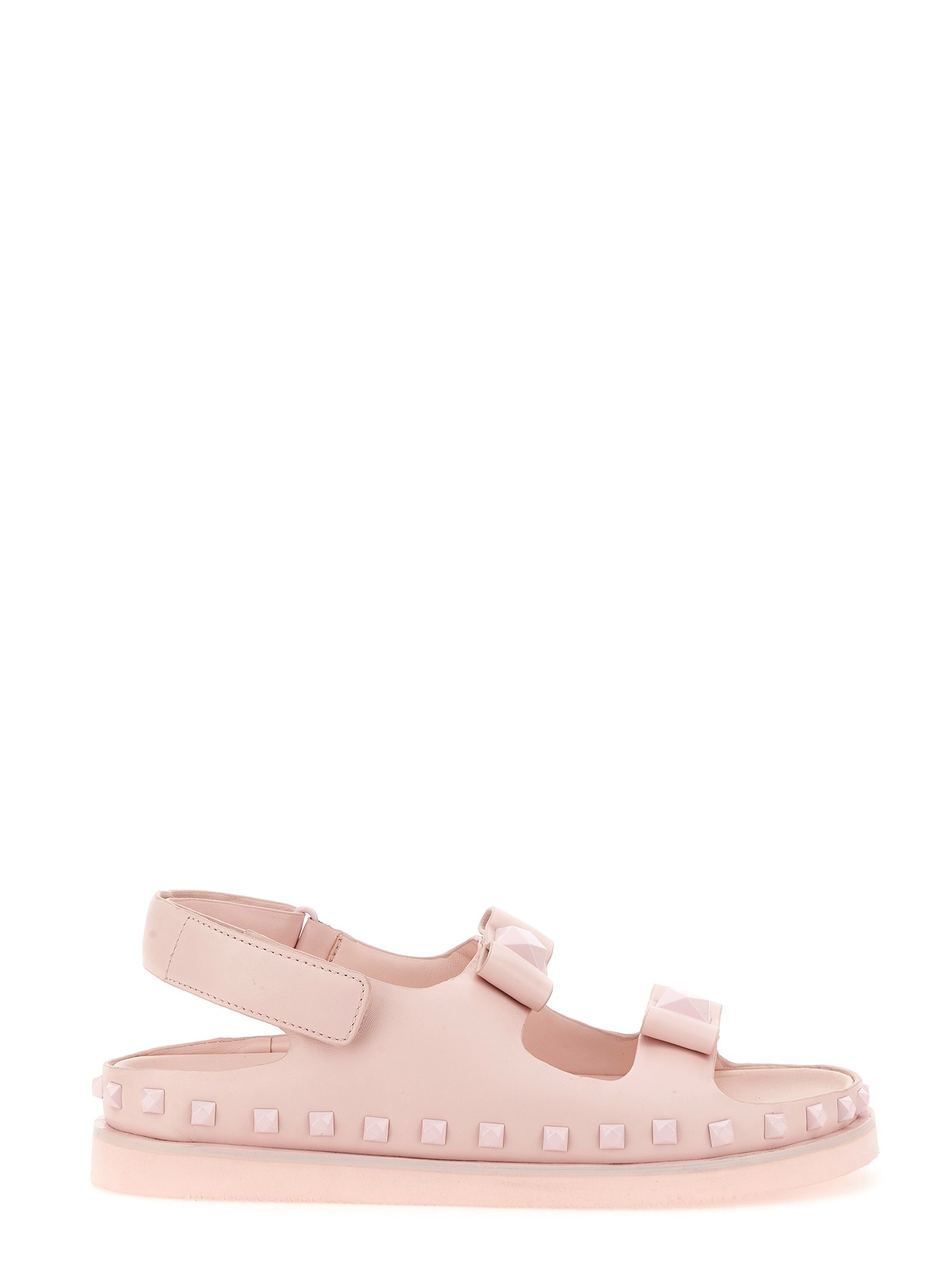 Ash Ursula Leather Sandals In Pink