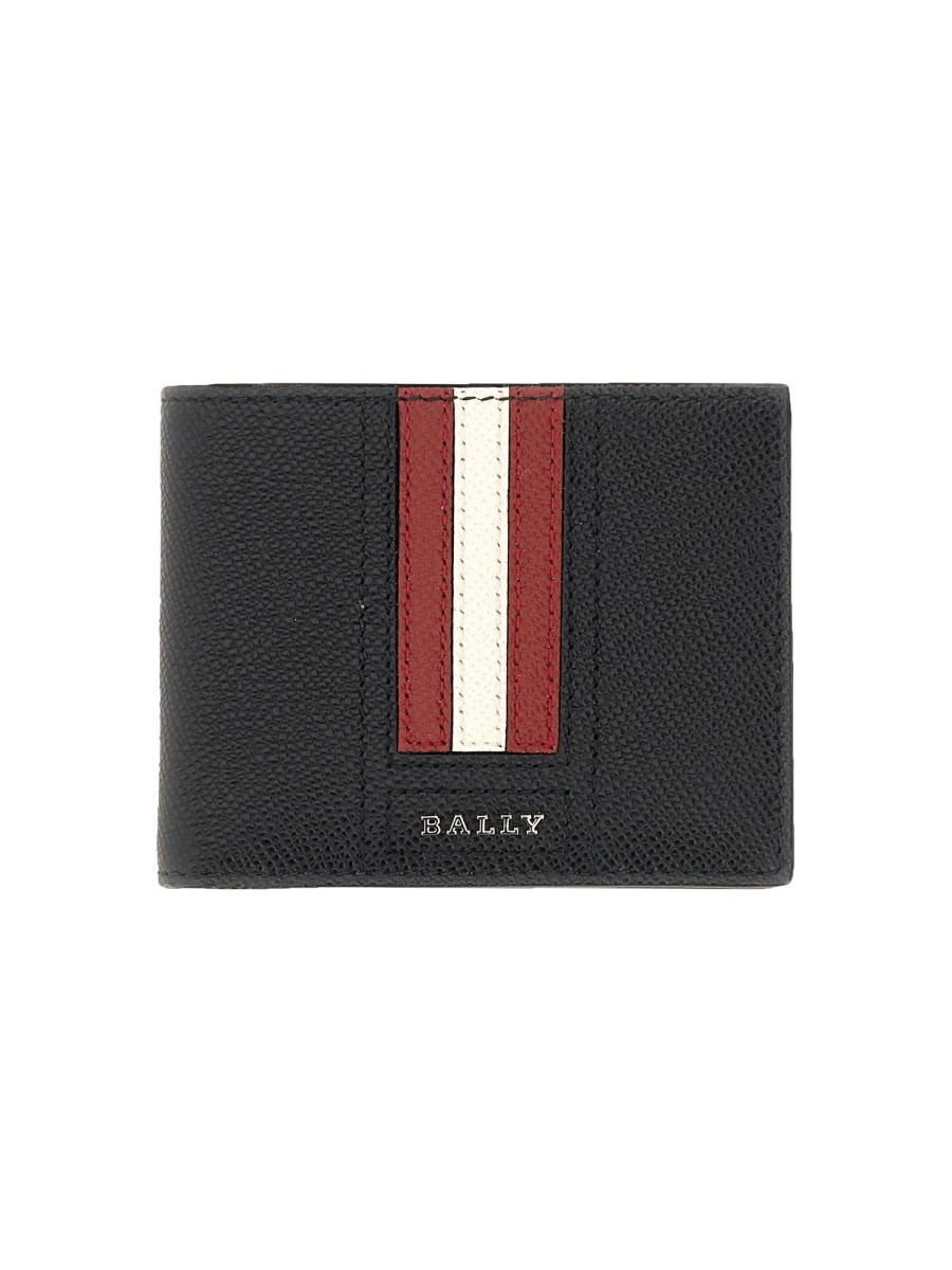 BALLY PORTAFOGLIO TEVYE IN PELLE MARTELLATA CON LOGO