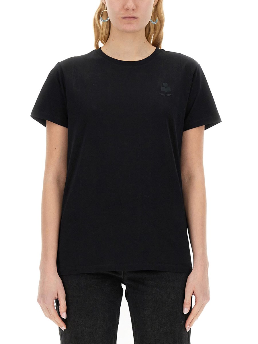 MARANT ÉTOILE T-SHIRT "ABY" IN JERSEY DI COTONE