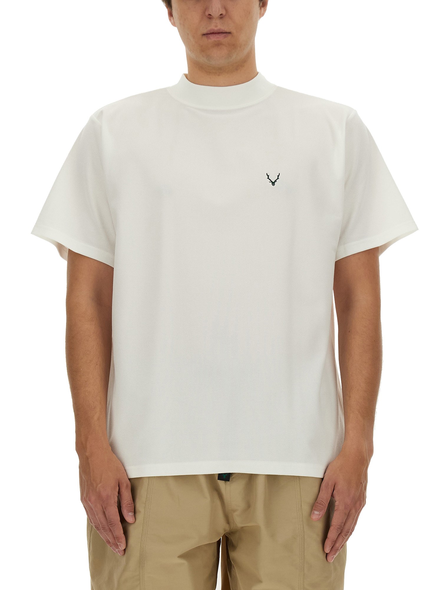 South2 West8 T-shirt With Logo In White