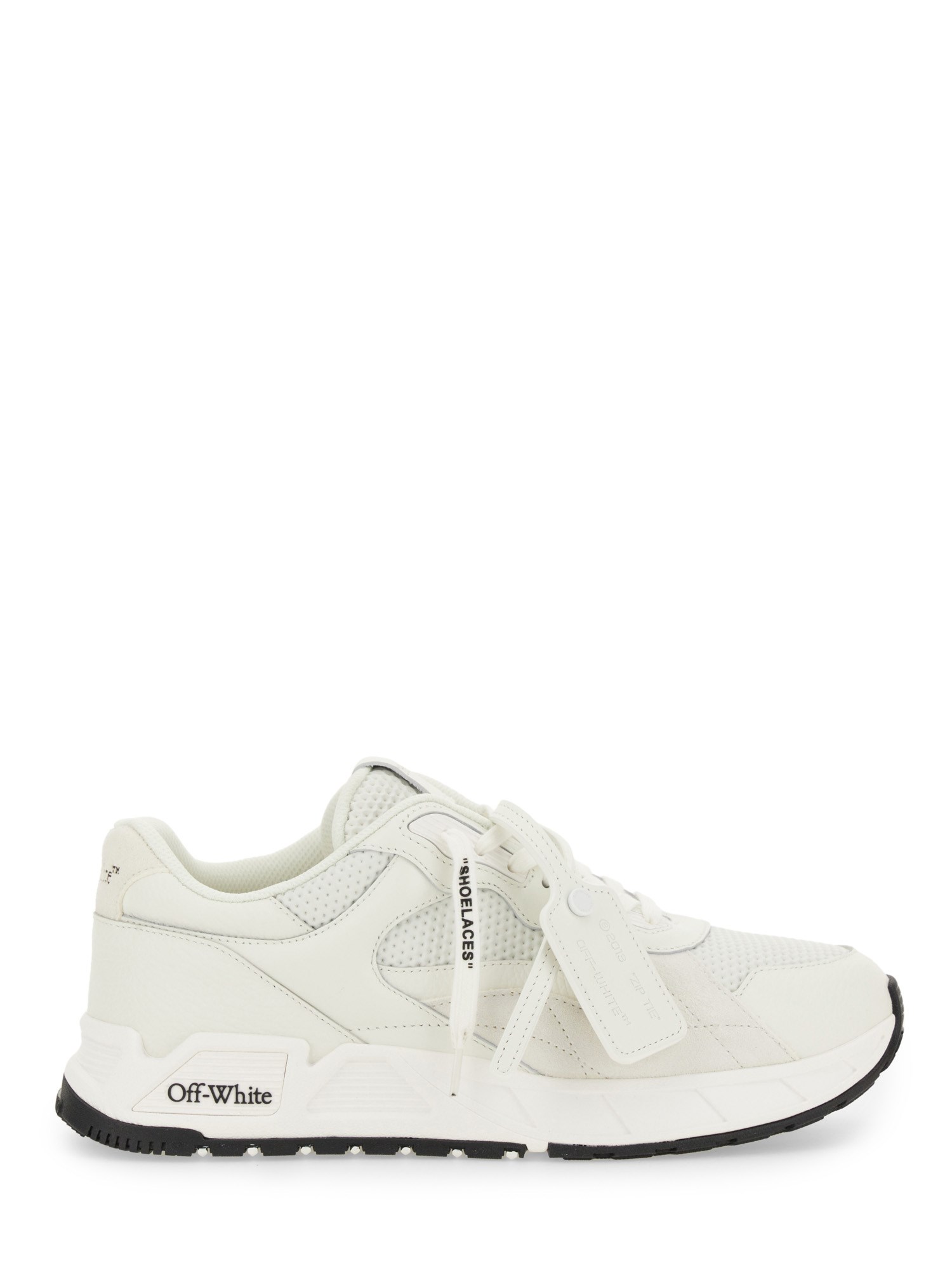 off-white sneaker with logo