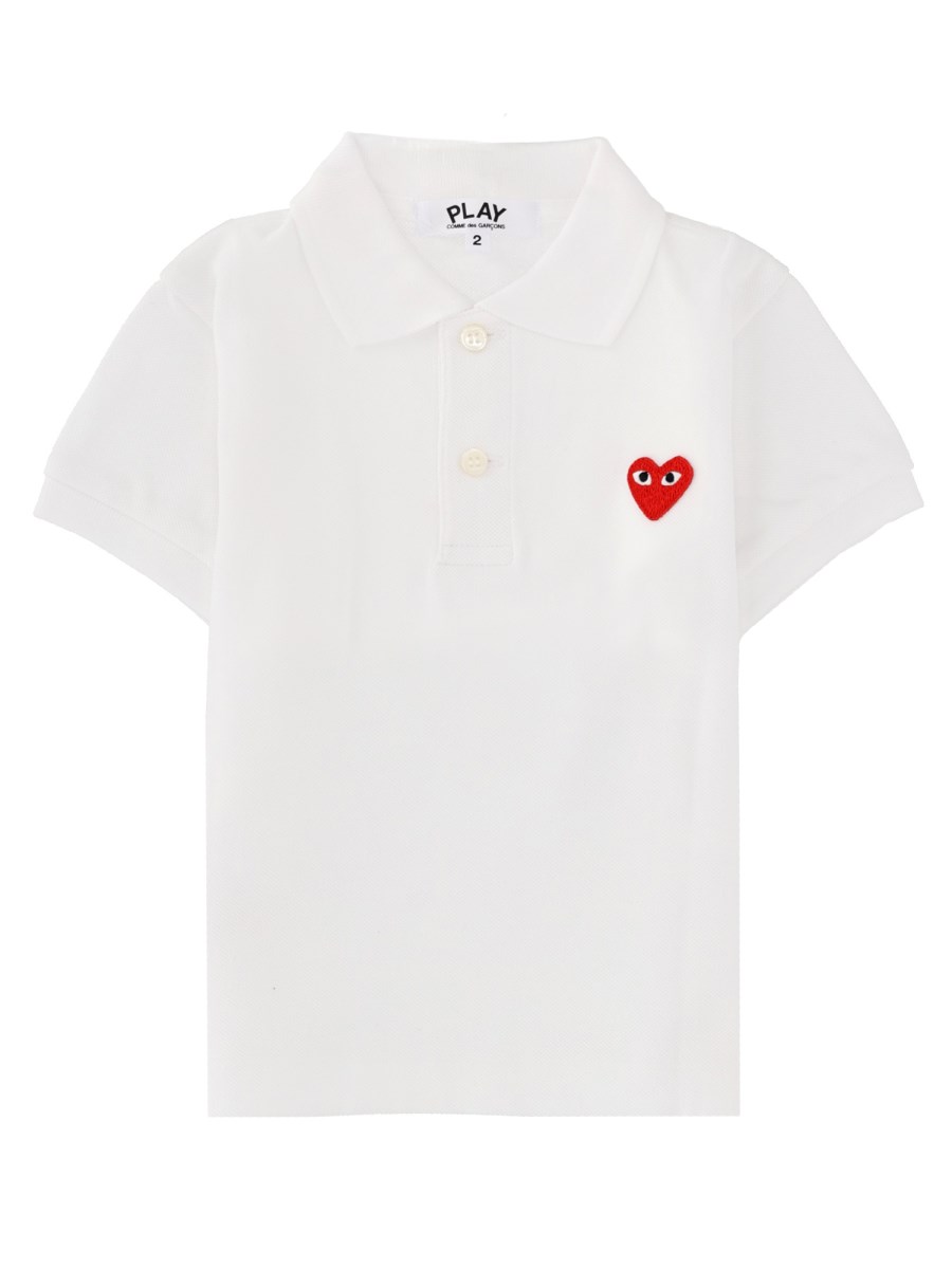 POLO MANICA CORTA CON CUORE