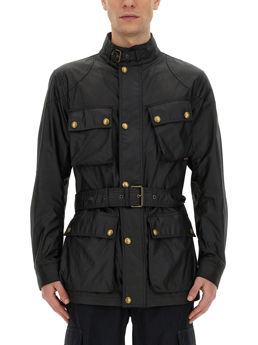 BELSTAFF GIACCA A VENTO TRIALMASTER IN COTONE