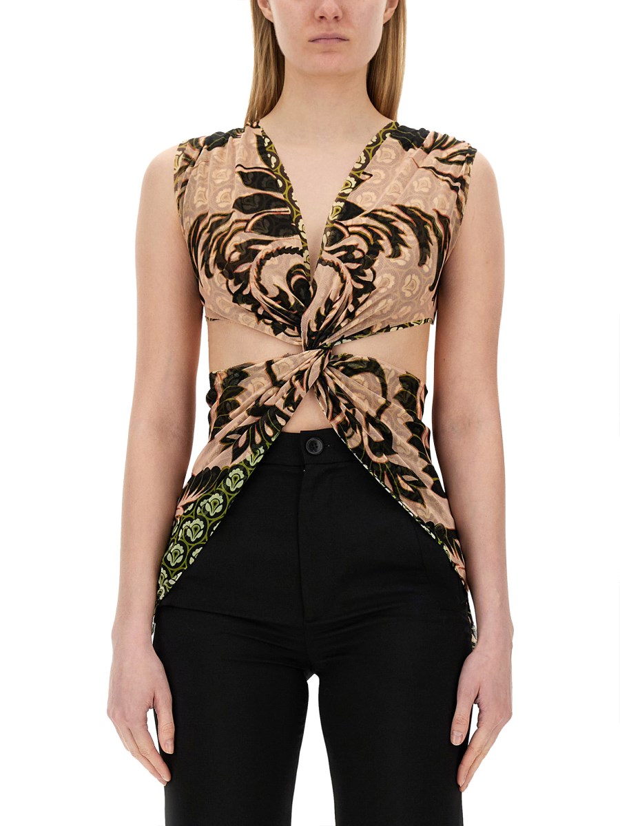 ETRO TOP IN TULLE