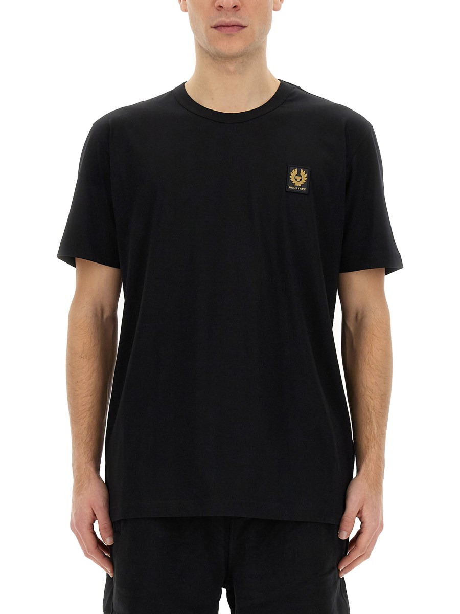 BELSTAFF T-SHIRT CON PATCH LOGO