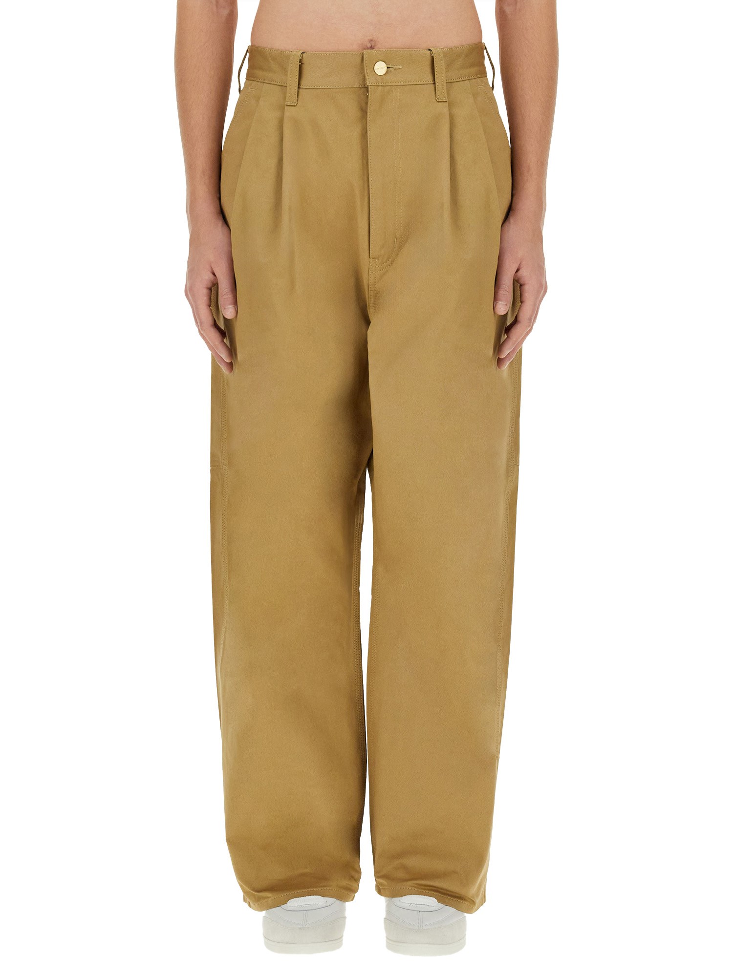 Shop Junya Watanabe X Carhartt Pants In Beige