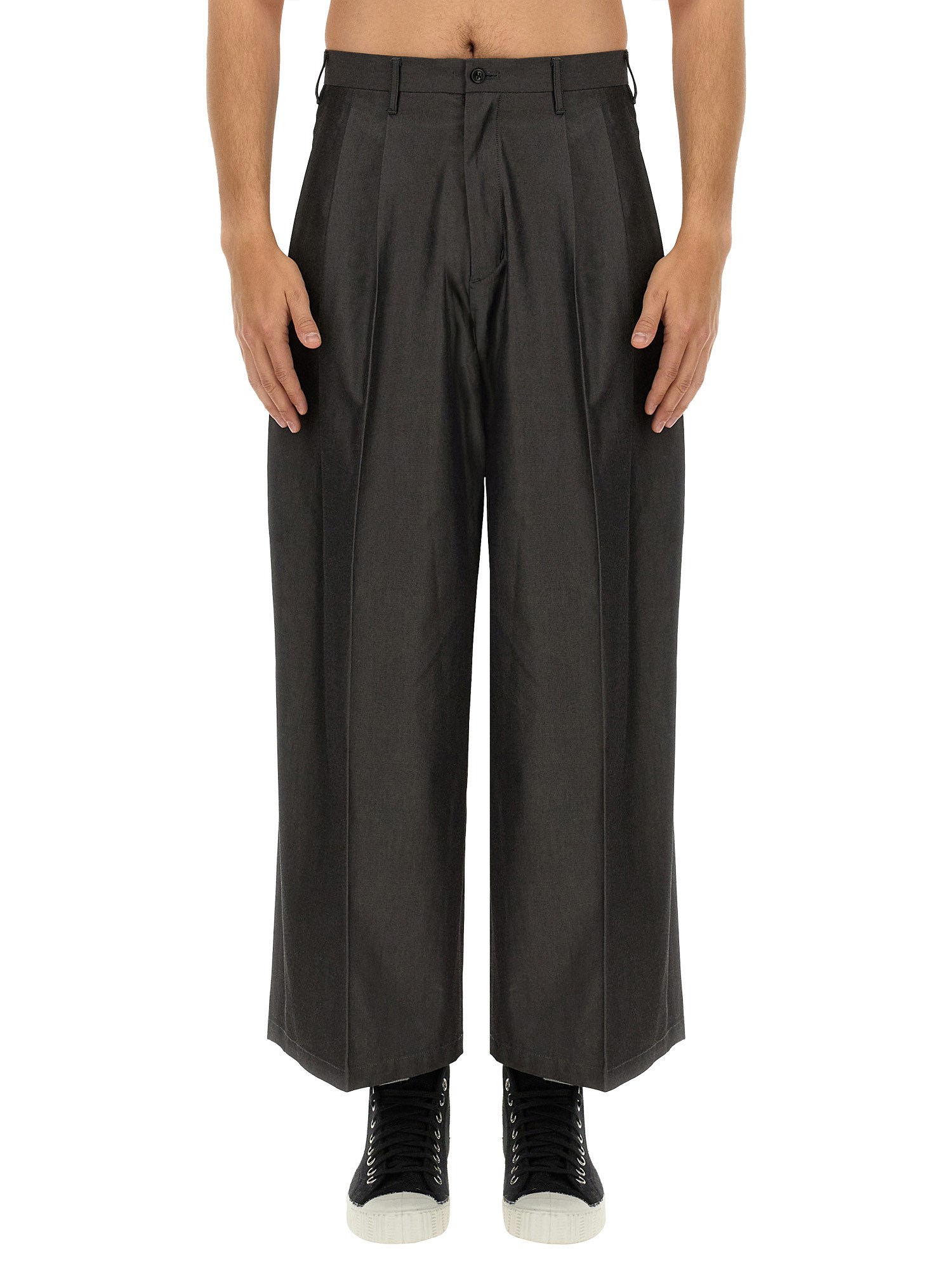 Aïe Aie Wide Fit Pants In Grey