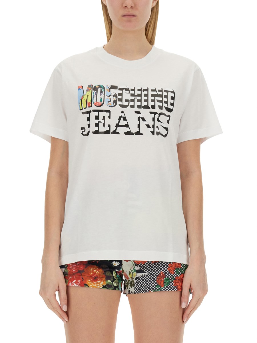 MOSCHINO JEANS T-SHIRT CON LOGO