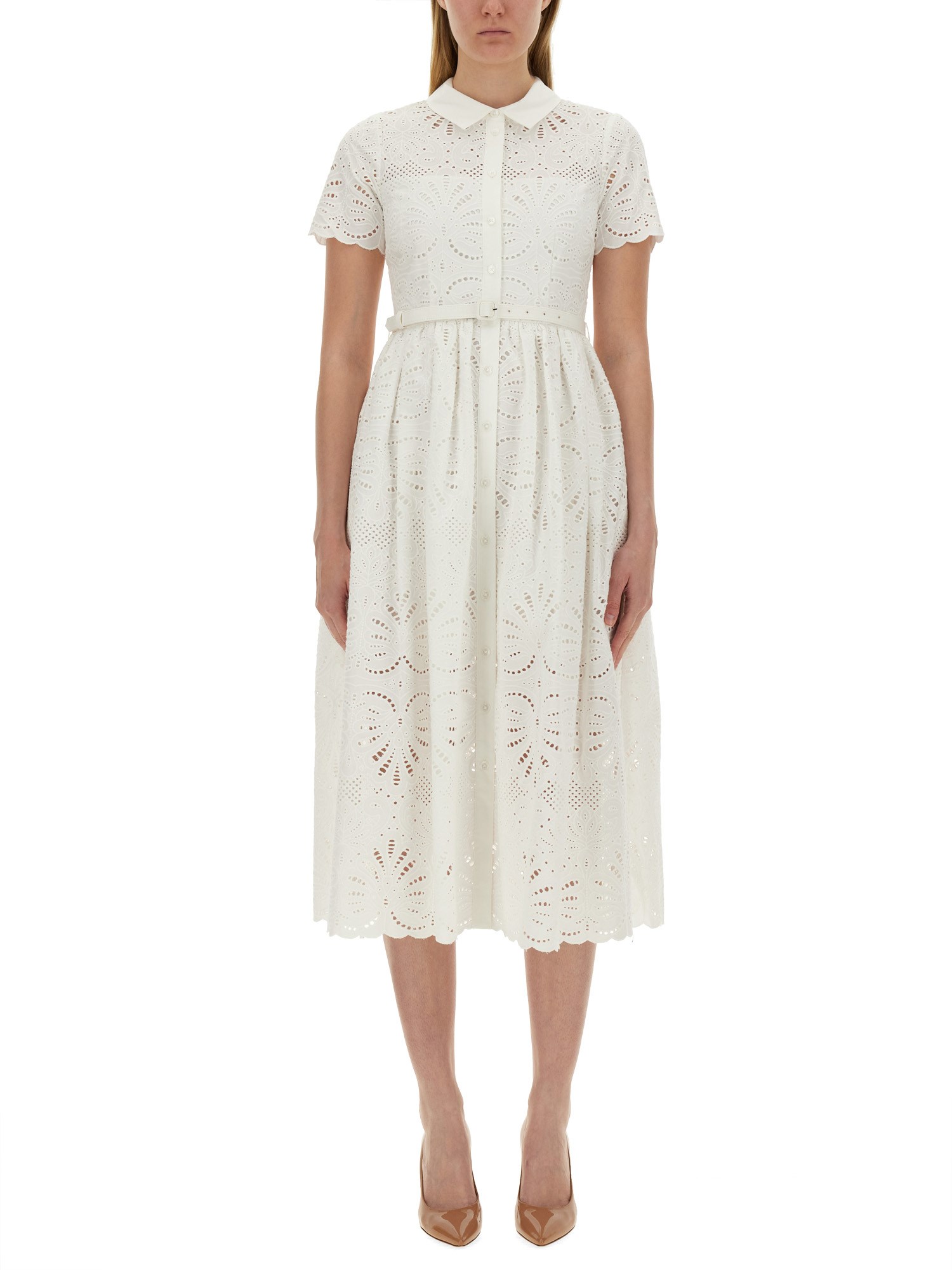 self-portrait sangallo lace dress