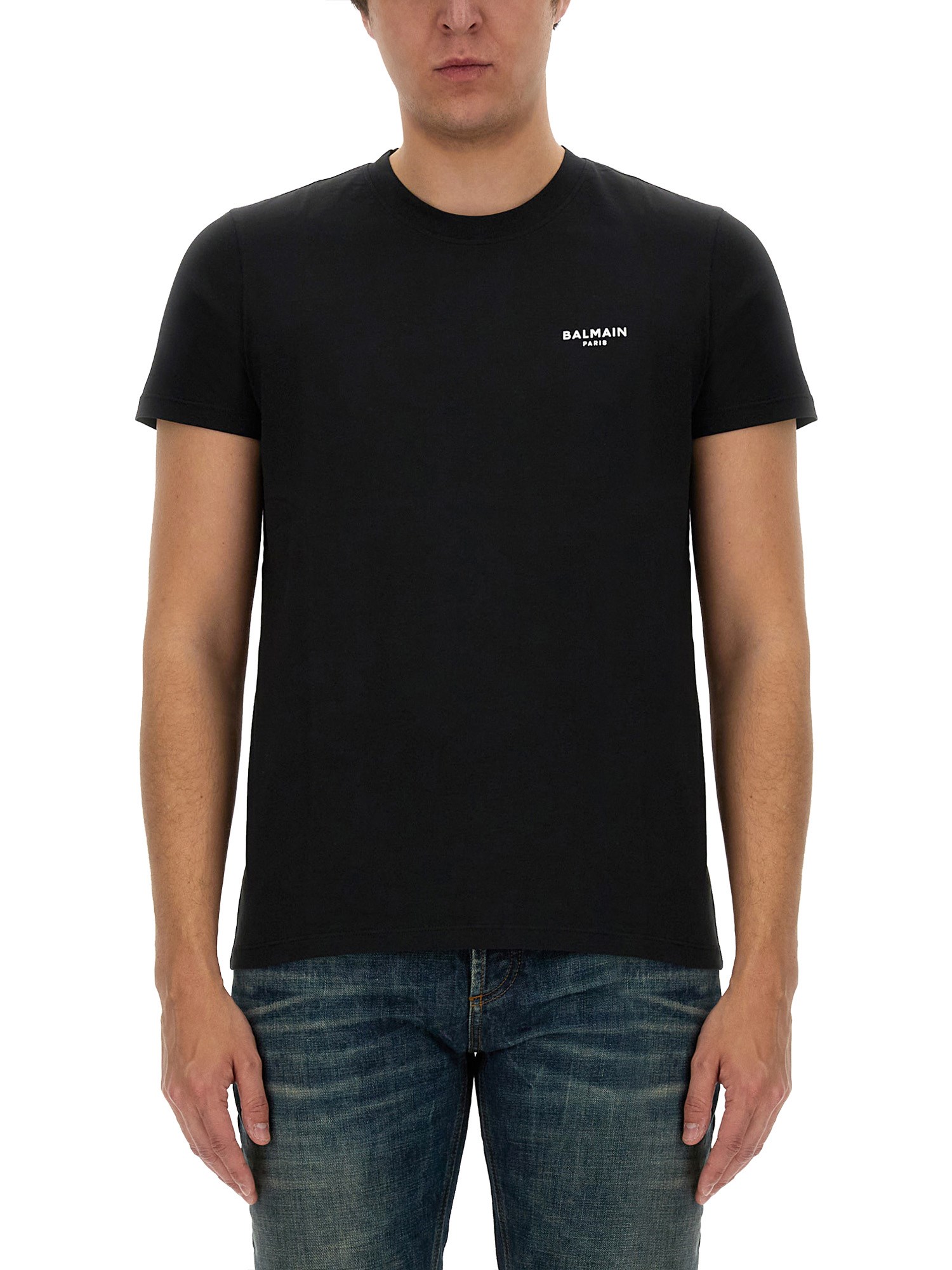 BALMAIN T-SHIRT WITH LOGO