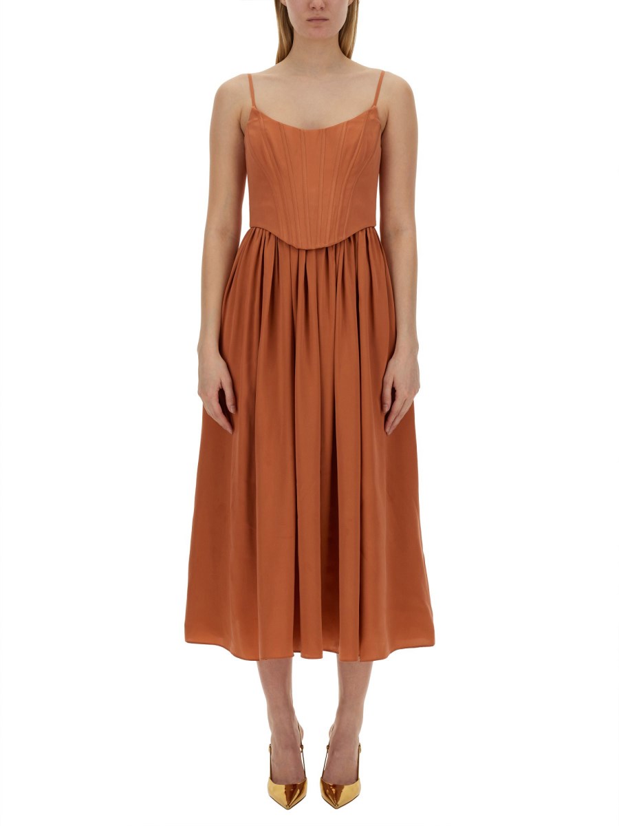 ZIMMERMANN - SILK CORSET DRESS - Eleonora Bonucci
