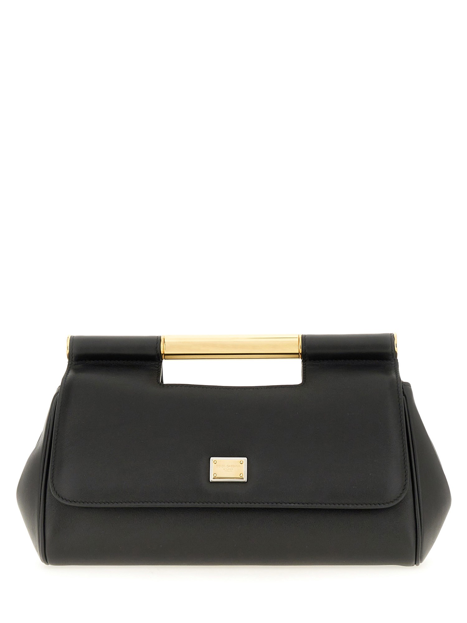 Shop Dolce & Gabbana Handbag "sicily" Clutch Medium In Black