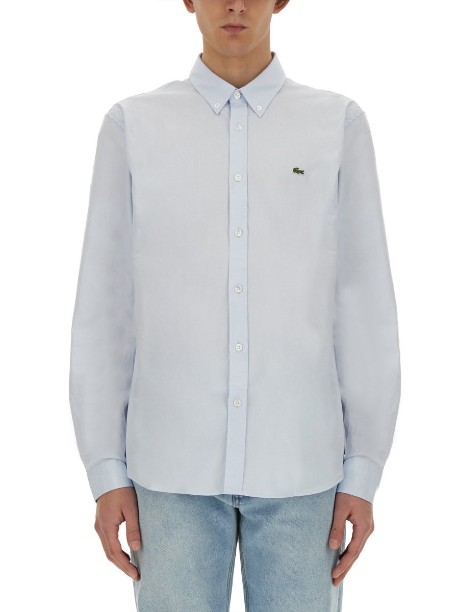 LACOSTE CAMICIA CON LOGO