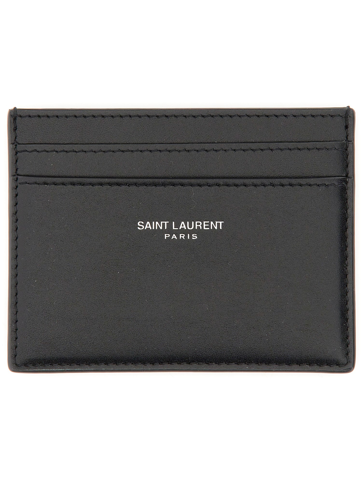 saint laurent card holder with logo
