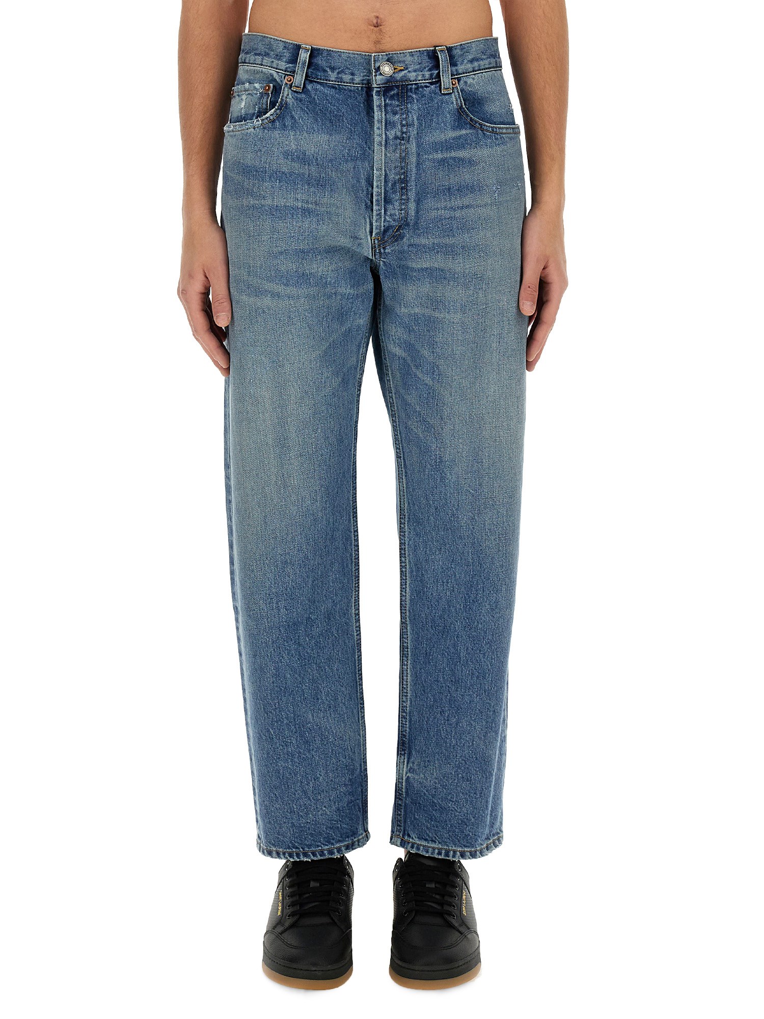 Saint Laurent Jeans "mick" In Blue