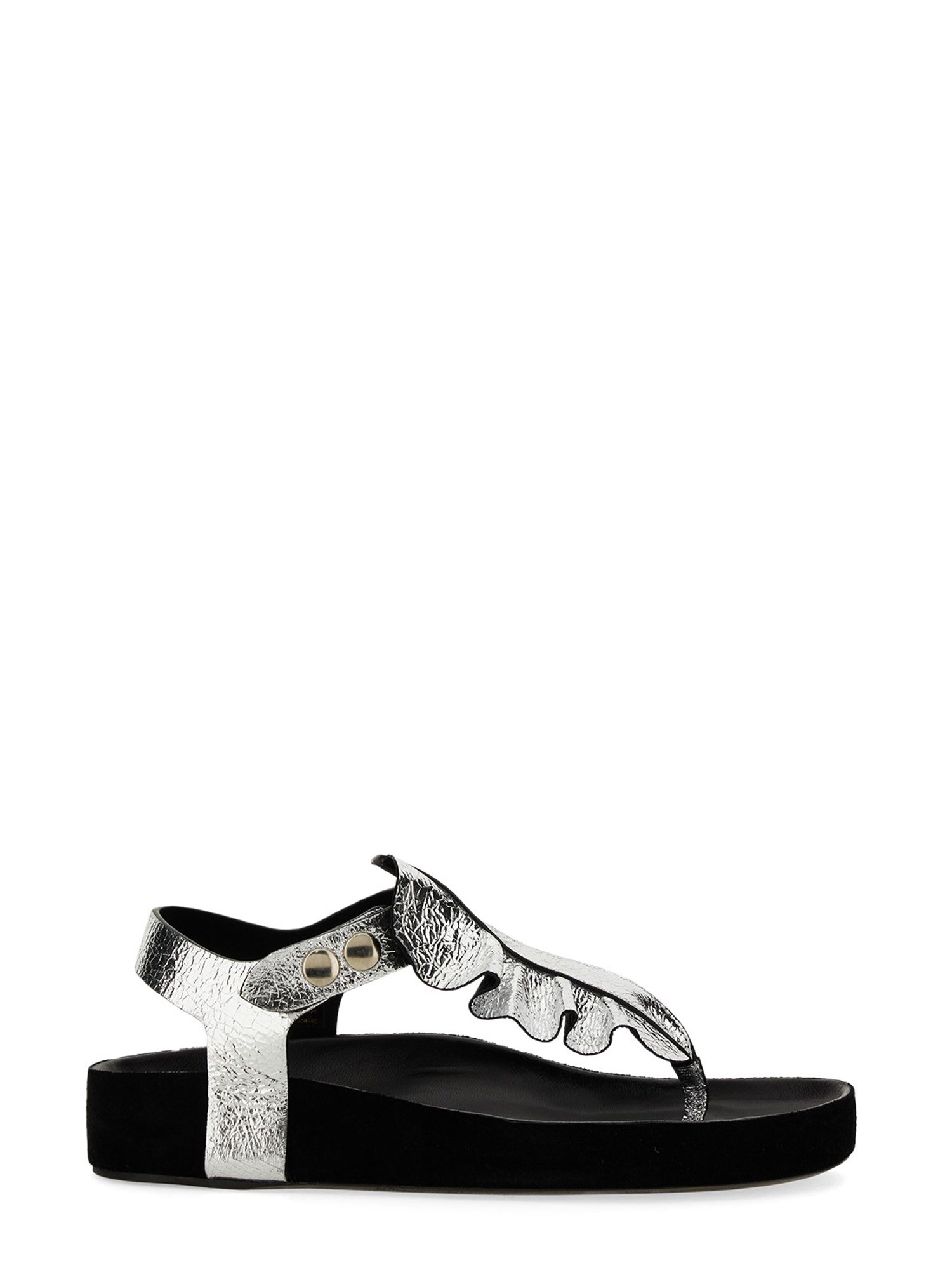 Shop Isabel Marant Sandal "isela" In Silver