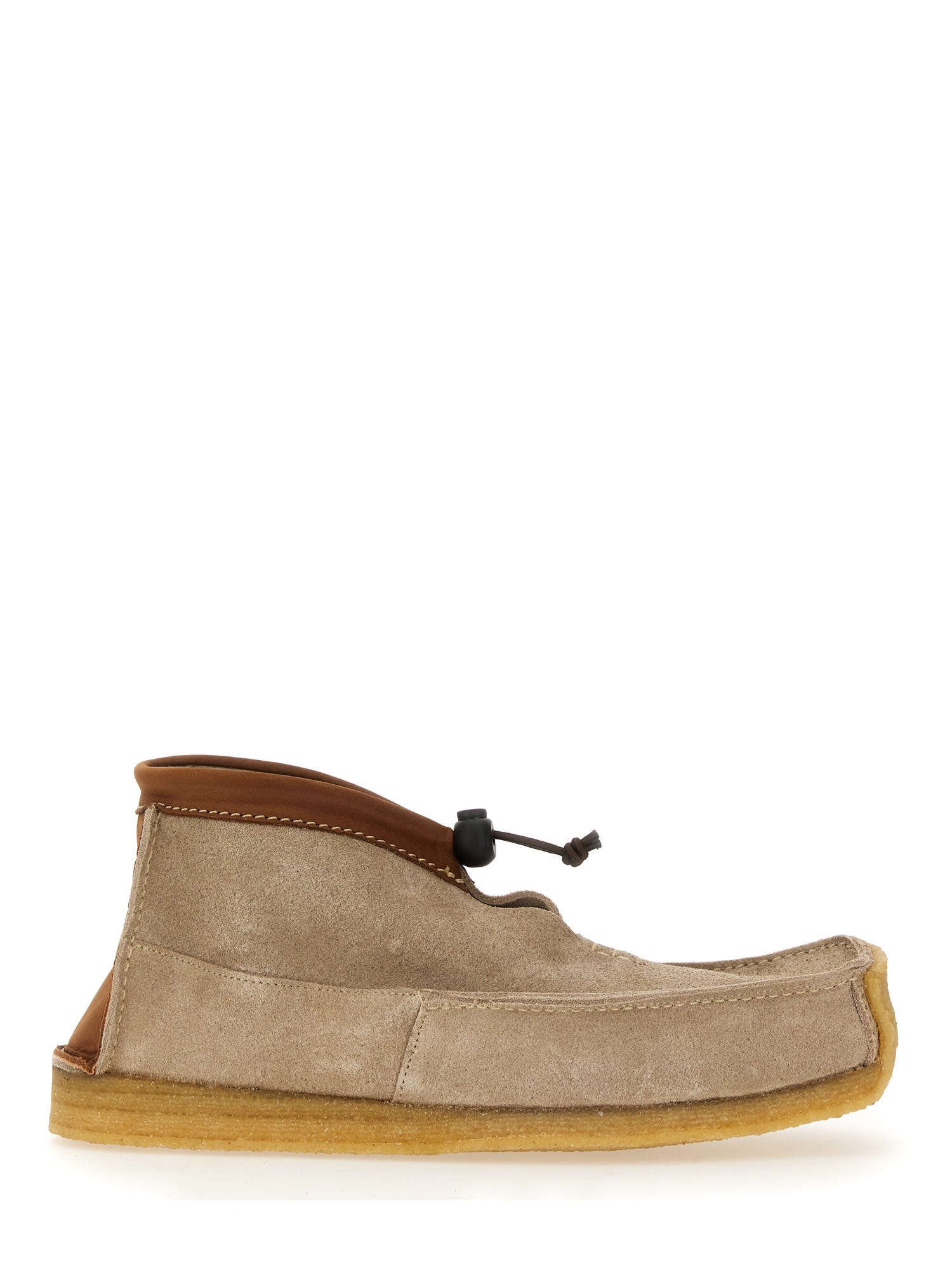 Woburn Walk Distinguished Leather Loafer With Contrasting Collar In Beige