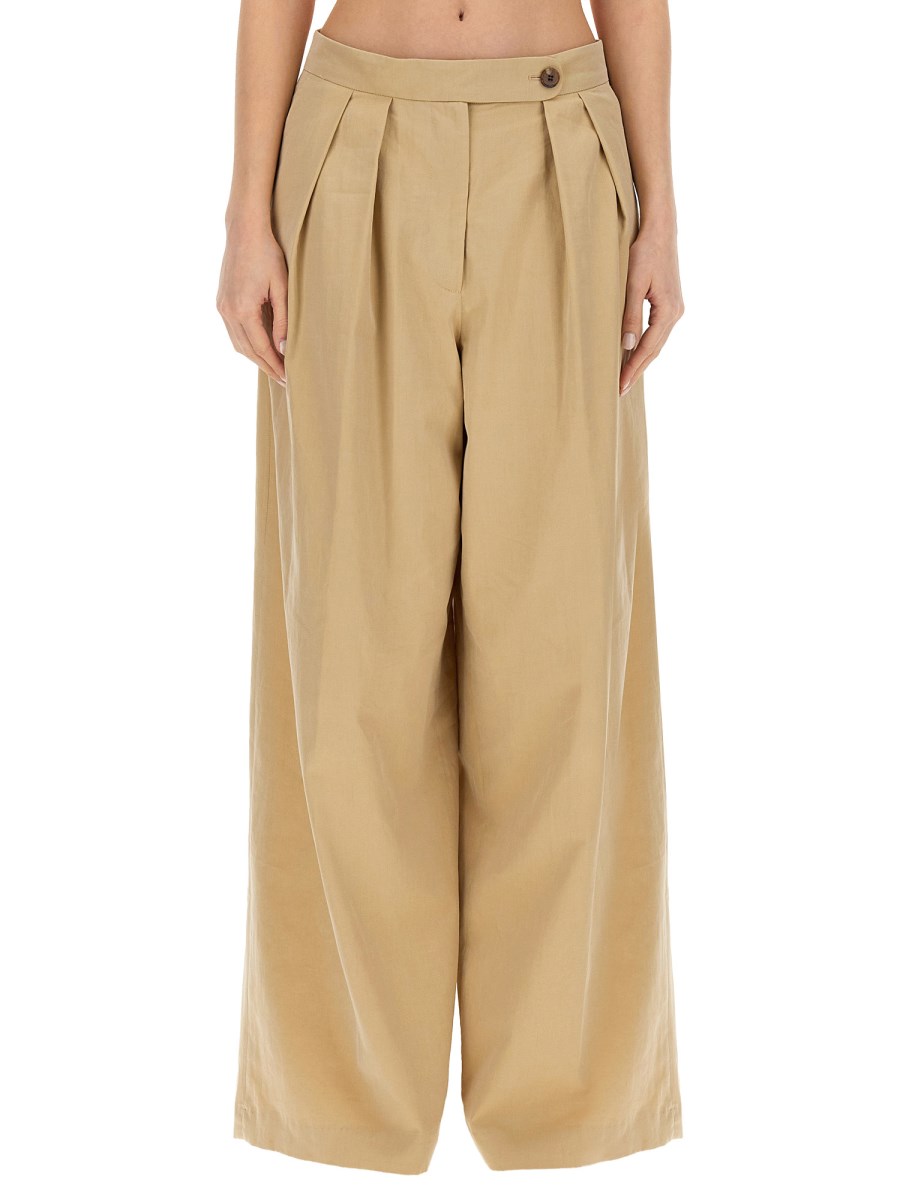 DRIES VAN NOTEN PANTALONE WIDE LEG