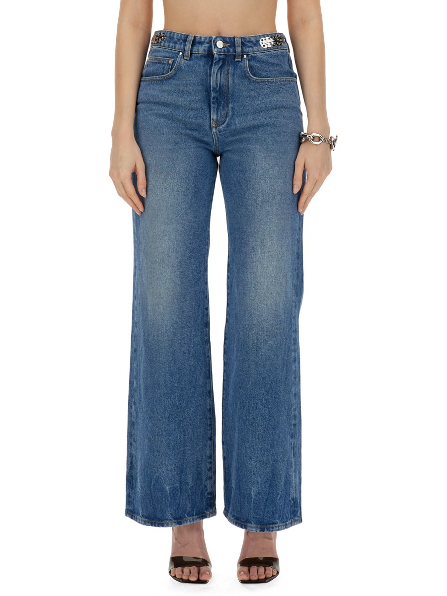 RABANNE JEANS WIDE LEG