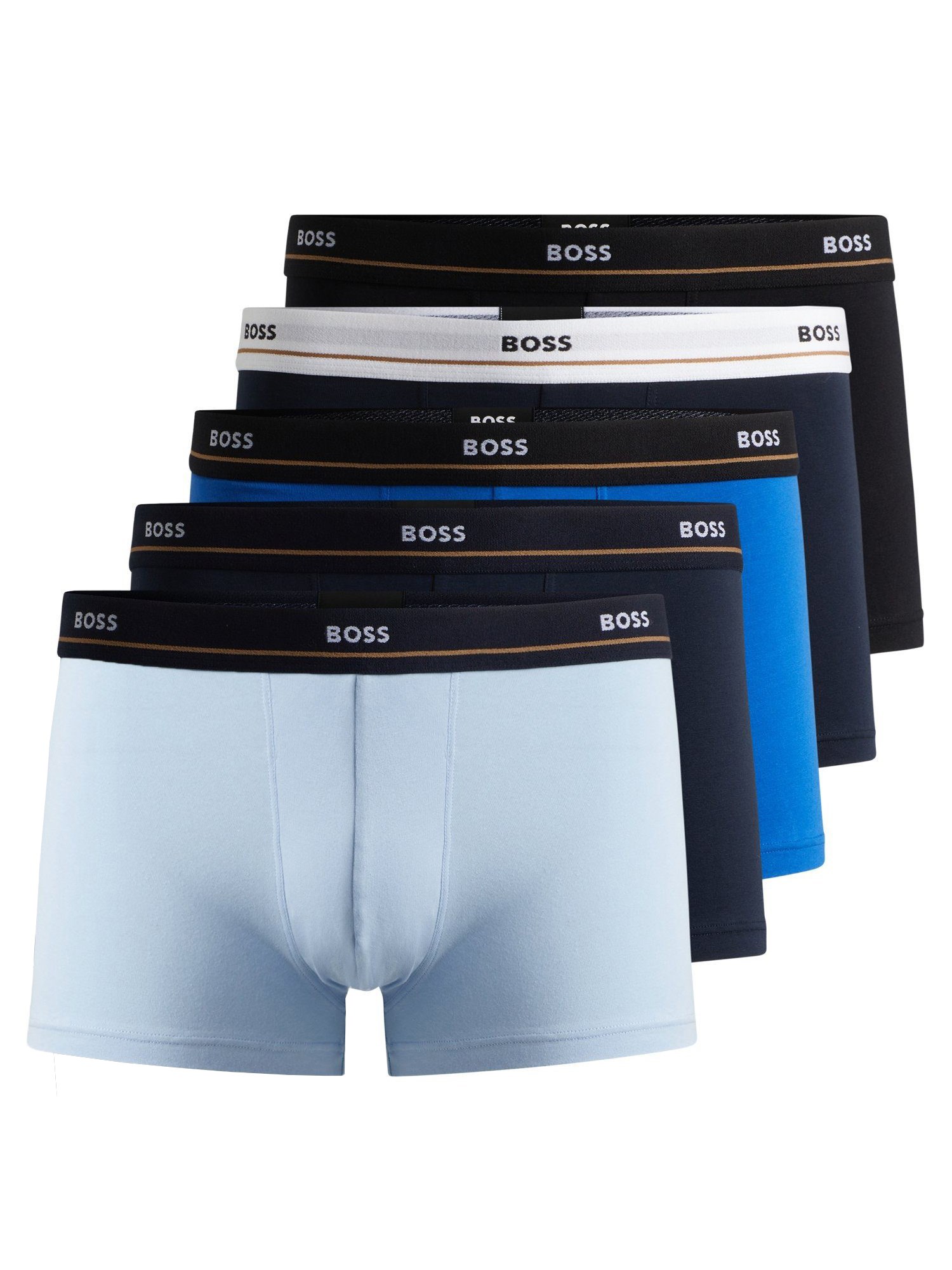 boss pack of five boxer shorts