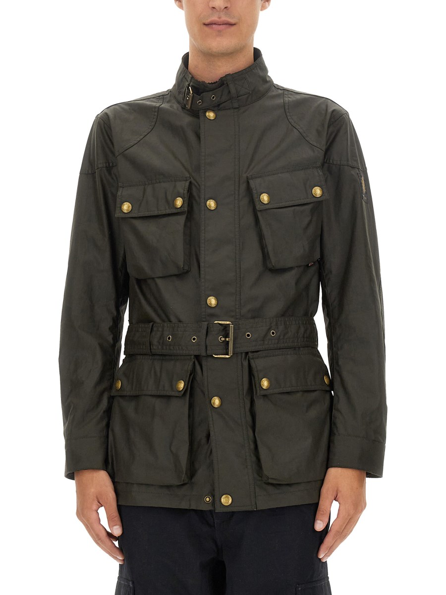 BELSTAFF GIACCA A VENTO "TRIALMASTER" IN COTONE