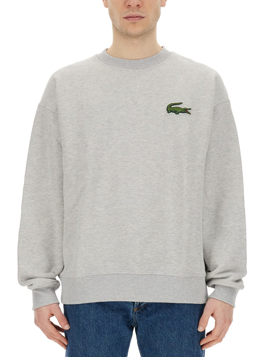 LACOSTE LIVE - LACOSTE X MINECRAFT COTTON SWEATSHIRT - Eleonora Bonucci