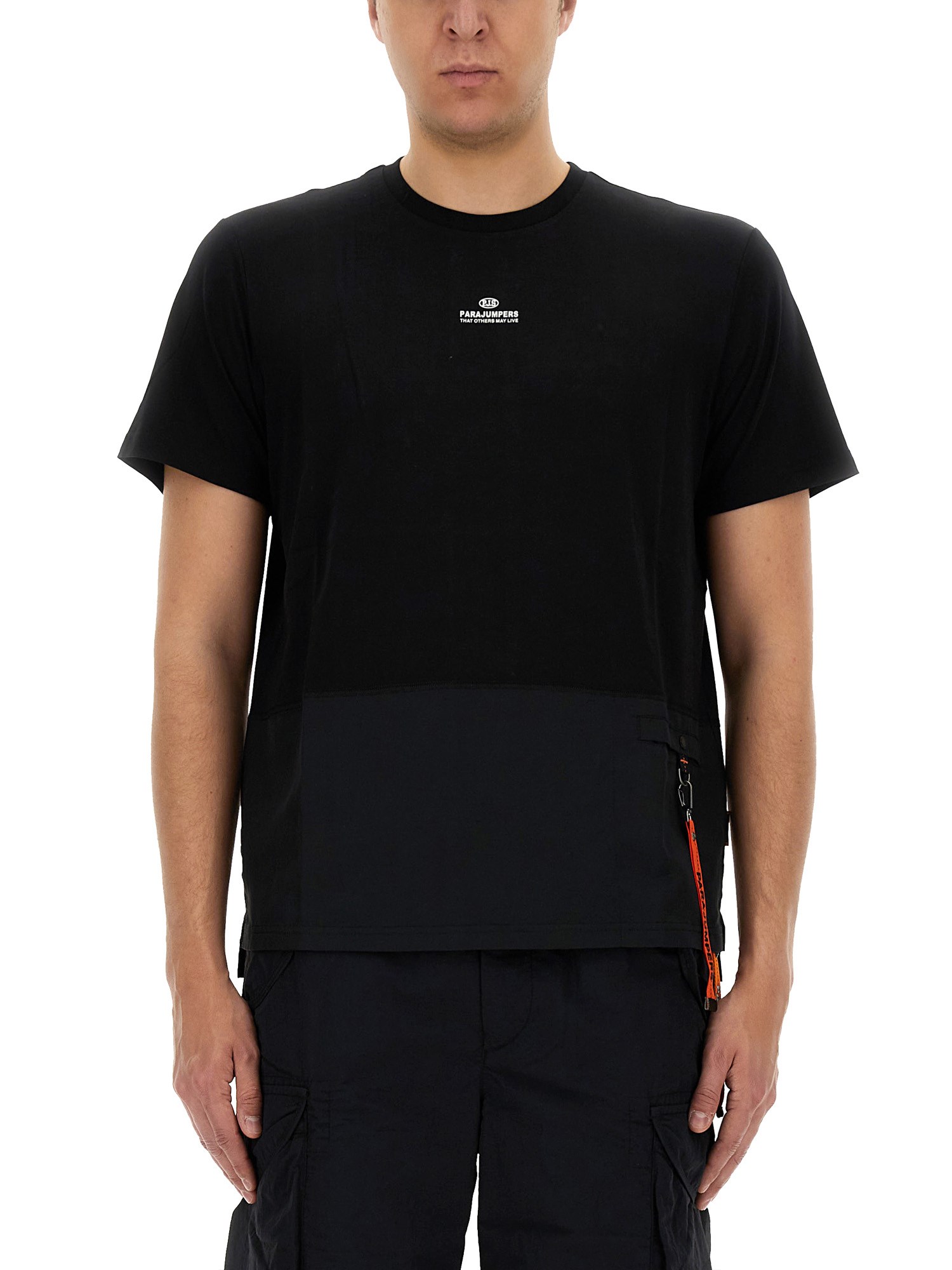 Shop Parajumpers T-shirt "clint" In Black